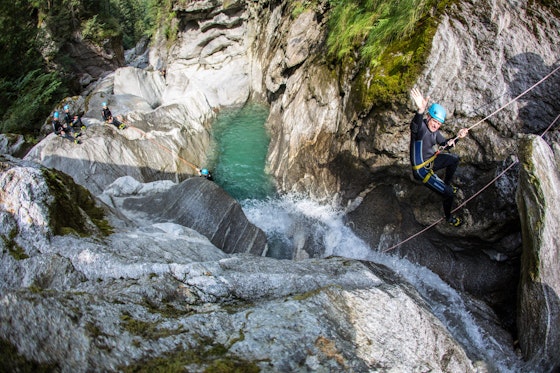 Canyoning in Zemmschlucht - Blue Lagoon Tour Canyoning in Zemmschlucht - Blue Lagoon Tour